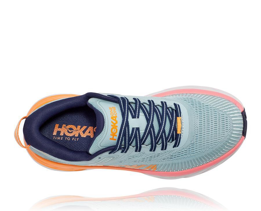 Hoka One One Tenisky Damske Modre - Bondi 7 - 53710-QDIP